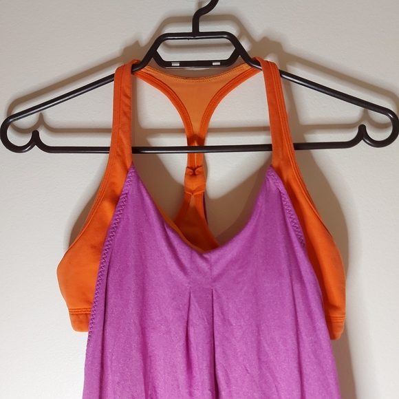 Lululemon Orange & Pink Top - Picture 2 of 8